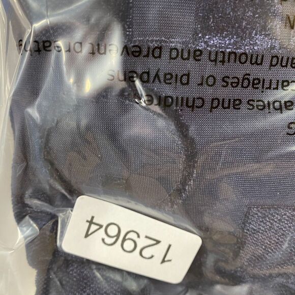 Chico's Blouse Women M Medium Blue Geometric Round Neck Lined 3/4 Sleeve Velvet - Picture 9 of 9